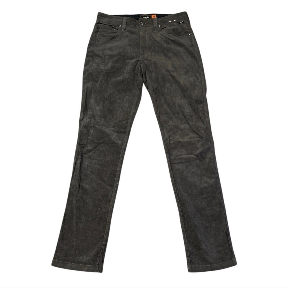 Mens Howler Brothers Gray Corduroy Pants Size 31x32 Straight Leg